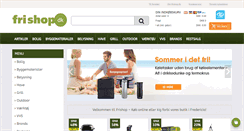 Desktop Screenshot of frishop.dk